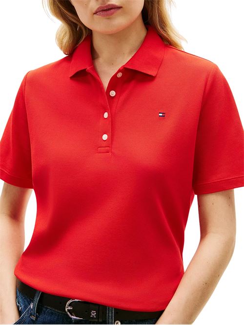 Polo regular fit in piquet Tommy Hilfiger | WW0WW43224SNE